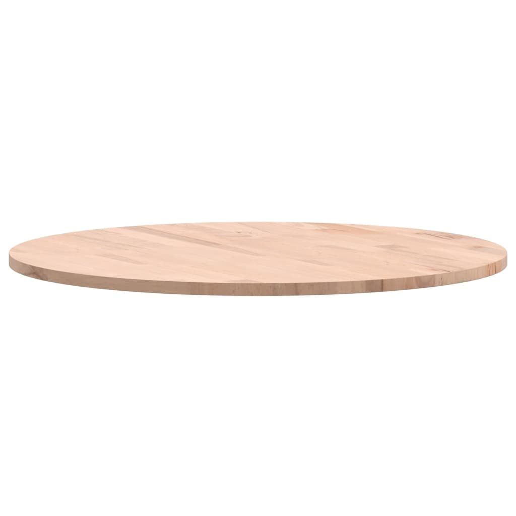furnicato Tischplatte Ø60x1,5 cm Rund Buche Massivholz