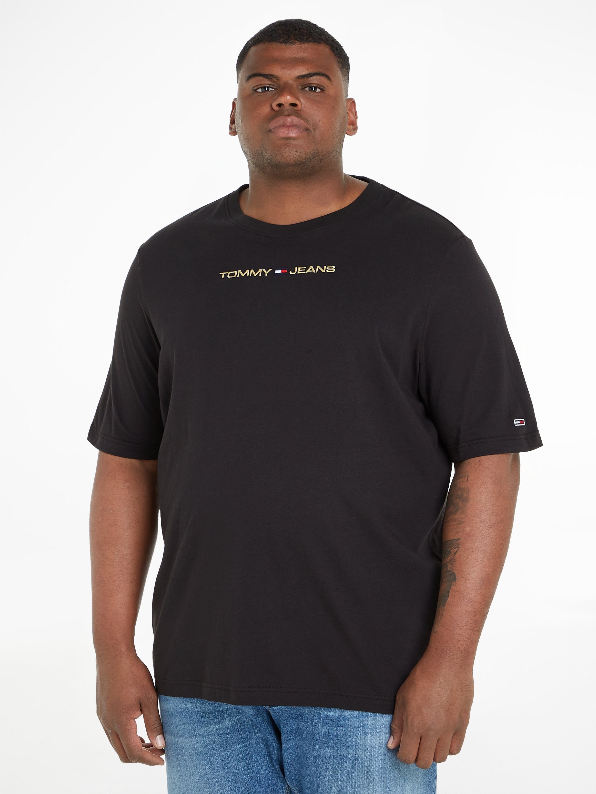 Tommy Jeans Plus T-Shirt TJM PLUS CLSC TEE GOLD LINEAR