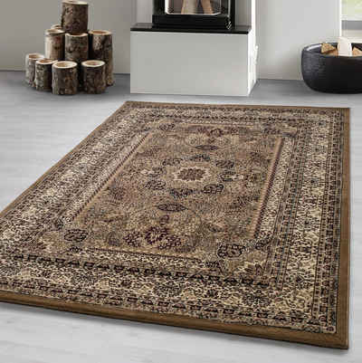 Orientteppich Orientalisch Design, Carpetsale24, Rechteckig, Höhe: 12 mm, Orinet Teppich Webteppich orientalischen Mustern Teppich Wohnzimmer