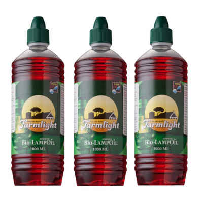 Moritz Lampenöl 3 Liter Bio Lampenöl rot, 2,1 kg, für Bambusfackeln, Gartenfackeln, Öllampen Outdoor Zubehör