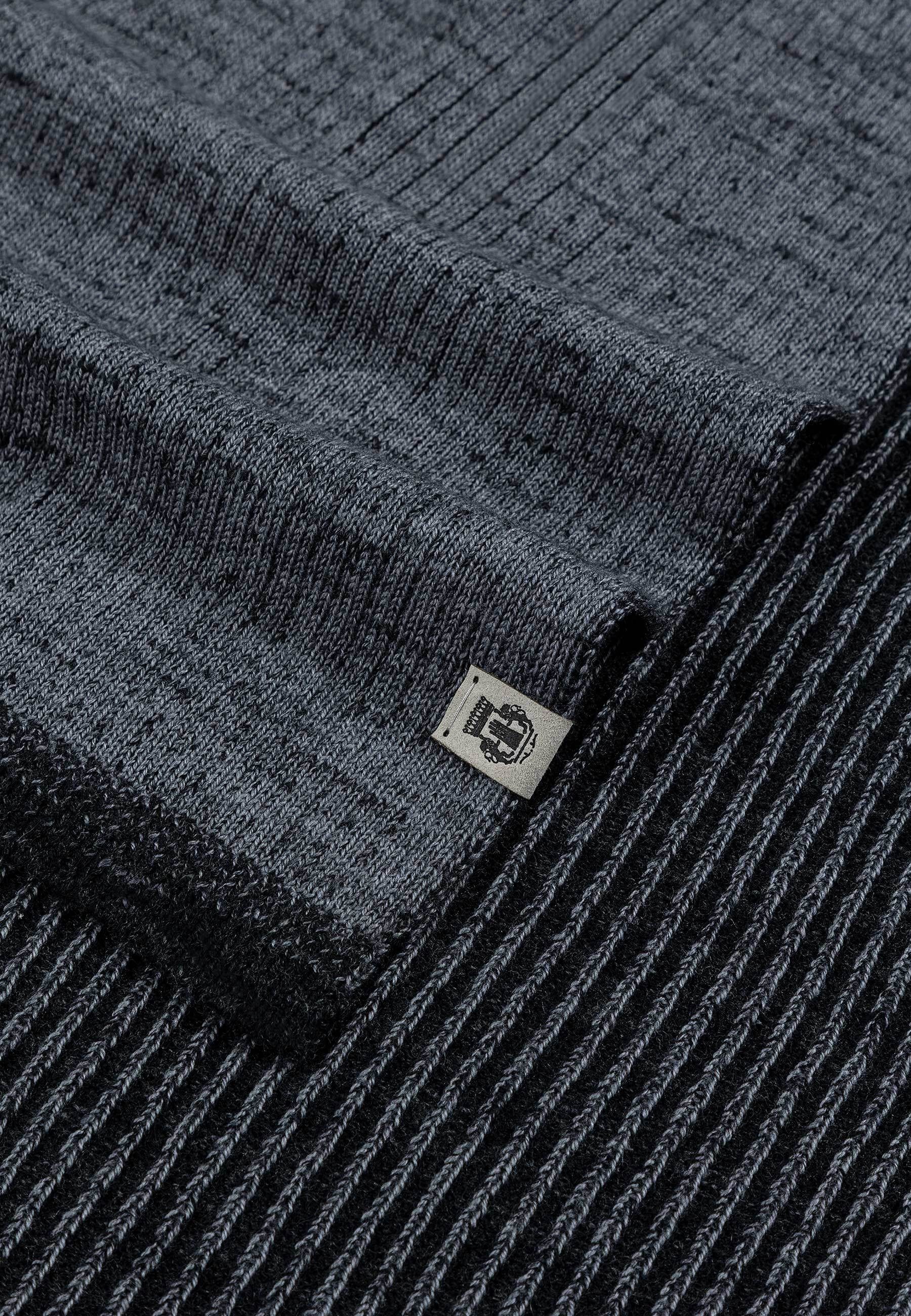 Roeckl Strickschal PURE MERINO SCHAL, Zweifarbiger Feinstrickschal