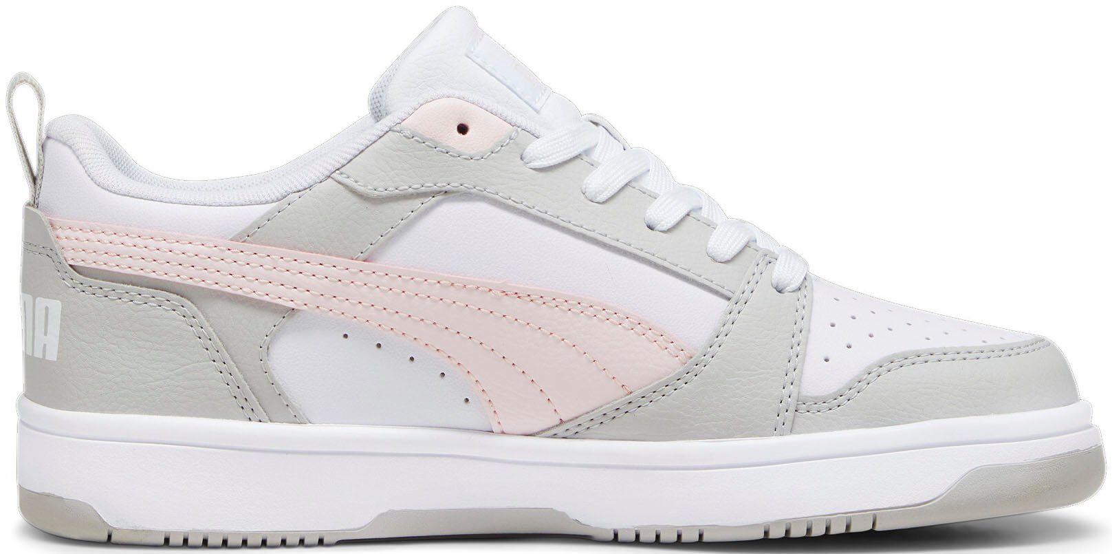 PUMA REBOUND V6 LOW Light PUMA White-Frosty Pink-Cool Gray Sneaker