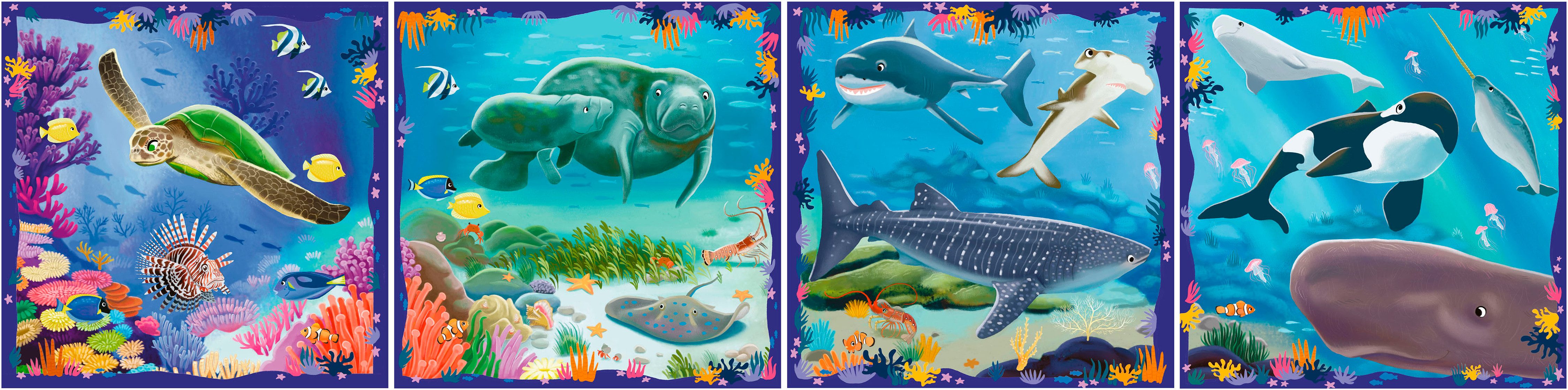 Ravensburger Puzzle PuzzleUP!, Meerestiere, 307 Puzzleteile, Made in Europe günstig online kaufen