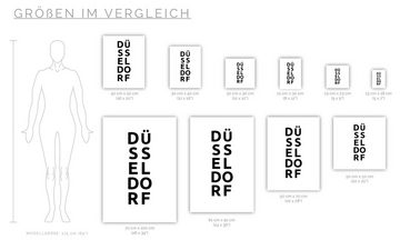 MOTIVISSO Poster Stadt DÜSSELDORF