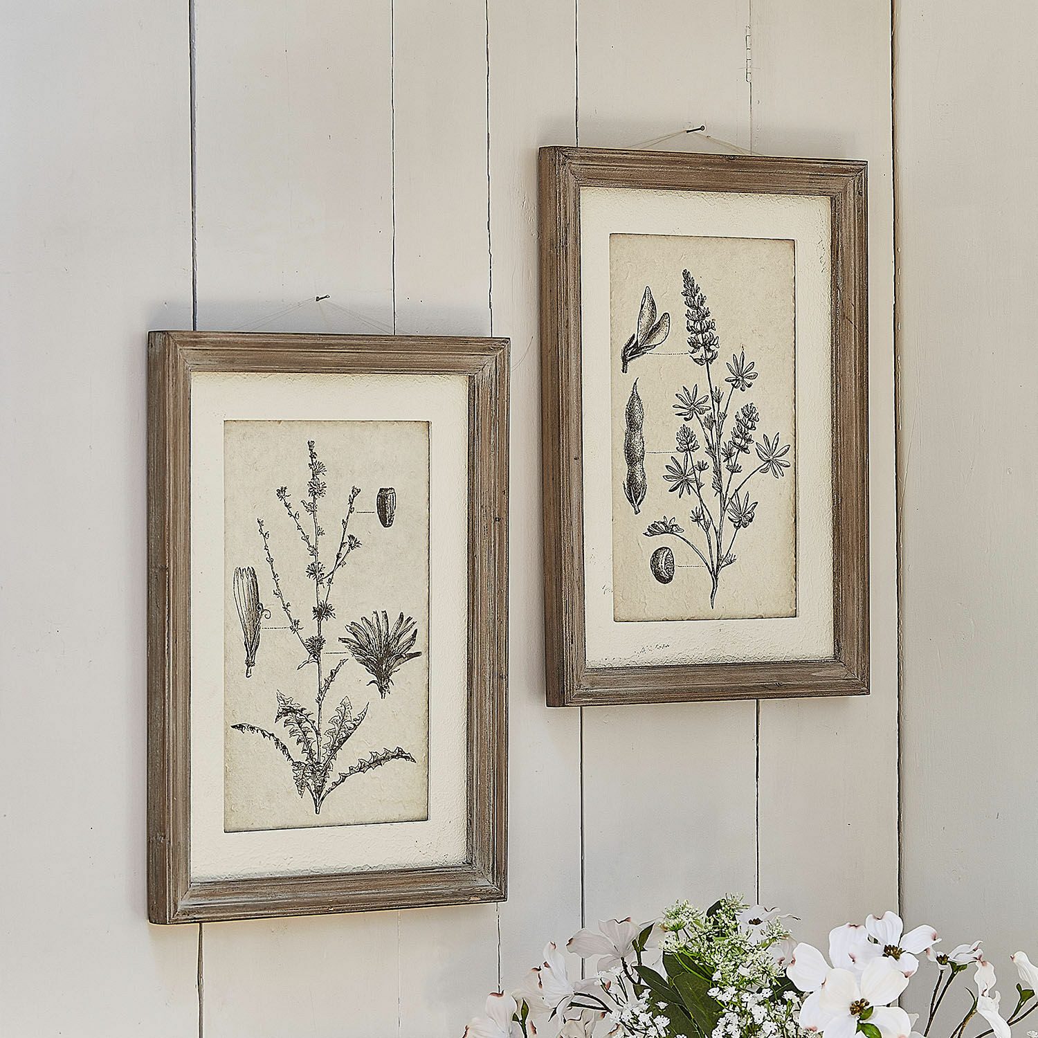 Mirabeau Wanddekoobjekt Bild 2er Set Stanbury braun/weiß günstig online kaufen