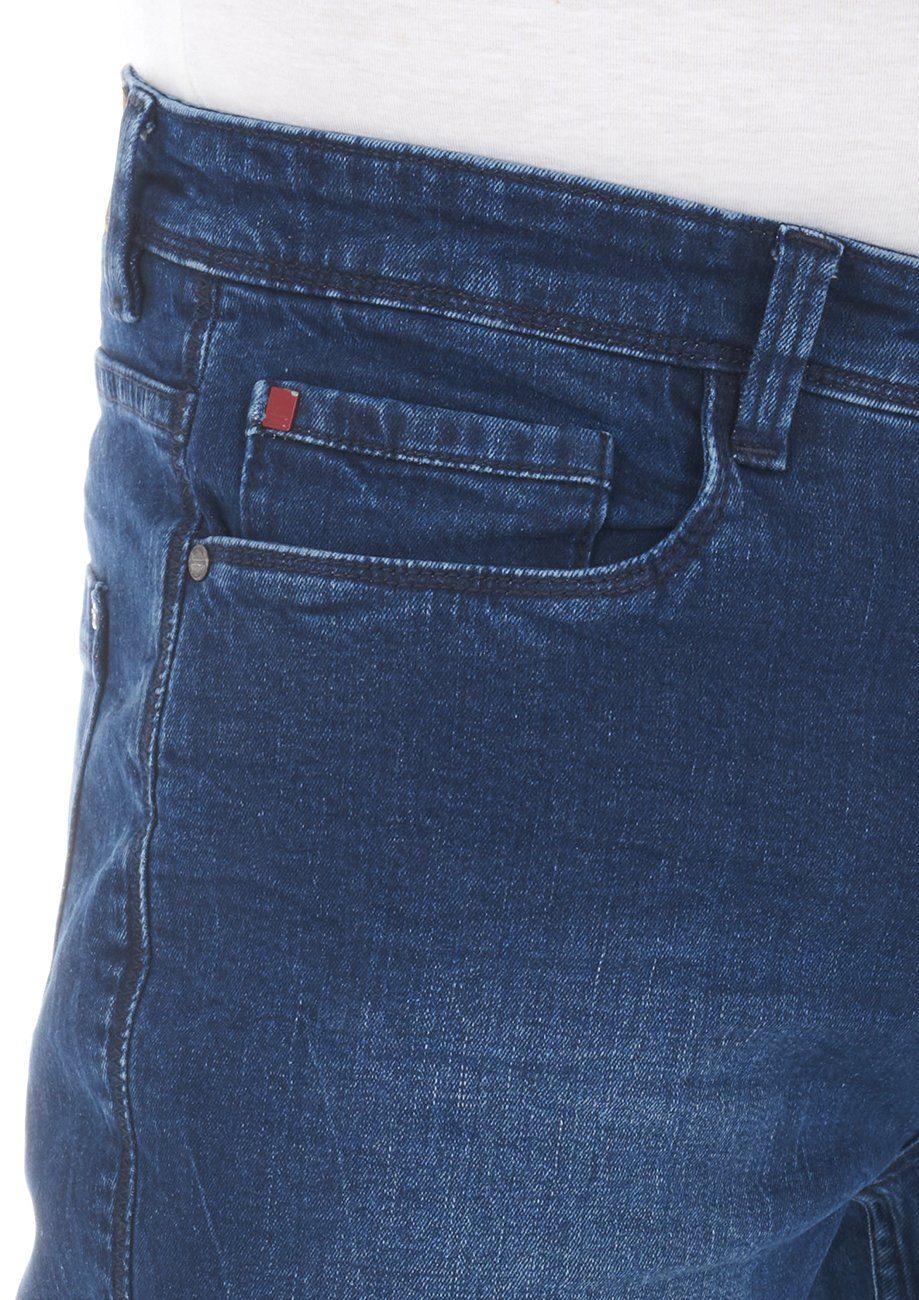 Jeanshose Straight-Jeans Denim riverso Stretch Denim Blue Regular RIVChris mit (19400) Fit Hose Herren Dark