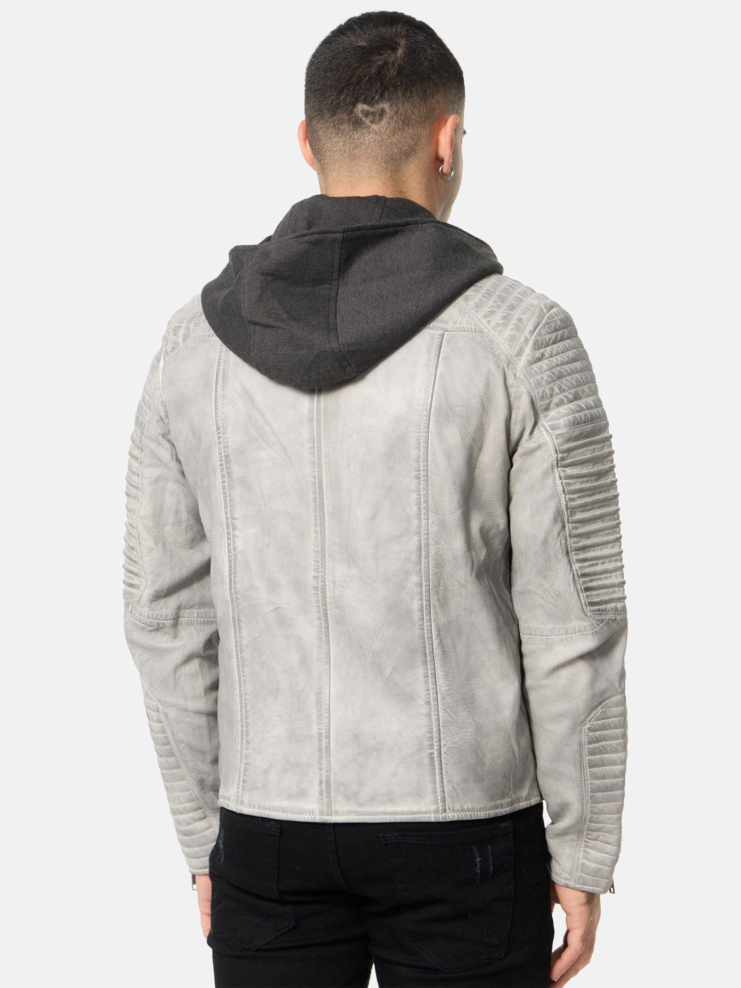 Tazzio Lederjacke A800 Biker-Look mit abnehmbarer günstig online kaufen