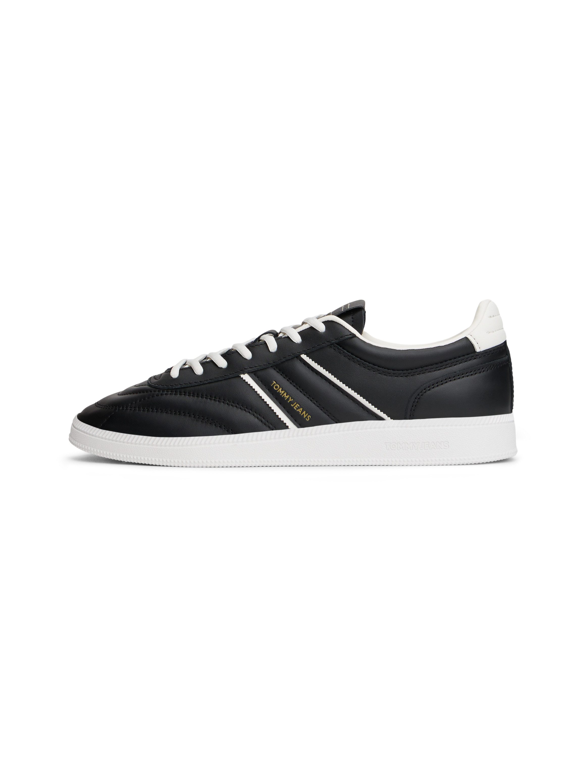 Tommy Jeans THE GREENWICH EDGE STITCHING Sneaker, Freizeitschuh, Halbschuh, Schnürer, Logo an der Seite und Schuhzunge – Bild 5 von 5