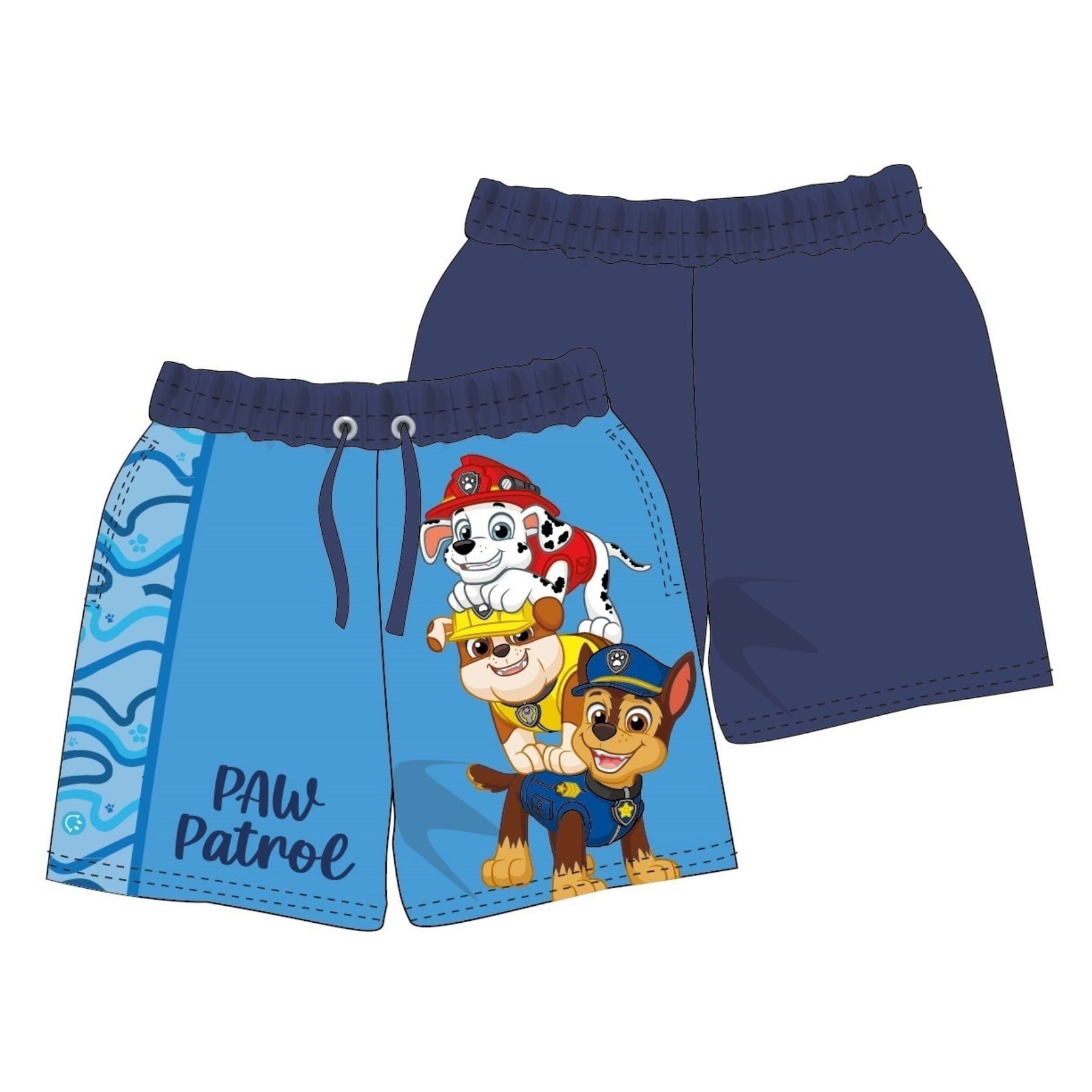 PAW PATROL Badeshorts Schwimmshorts – Kinder Badeshorts für Urlaub & Pool