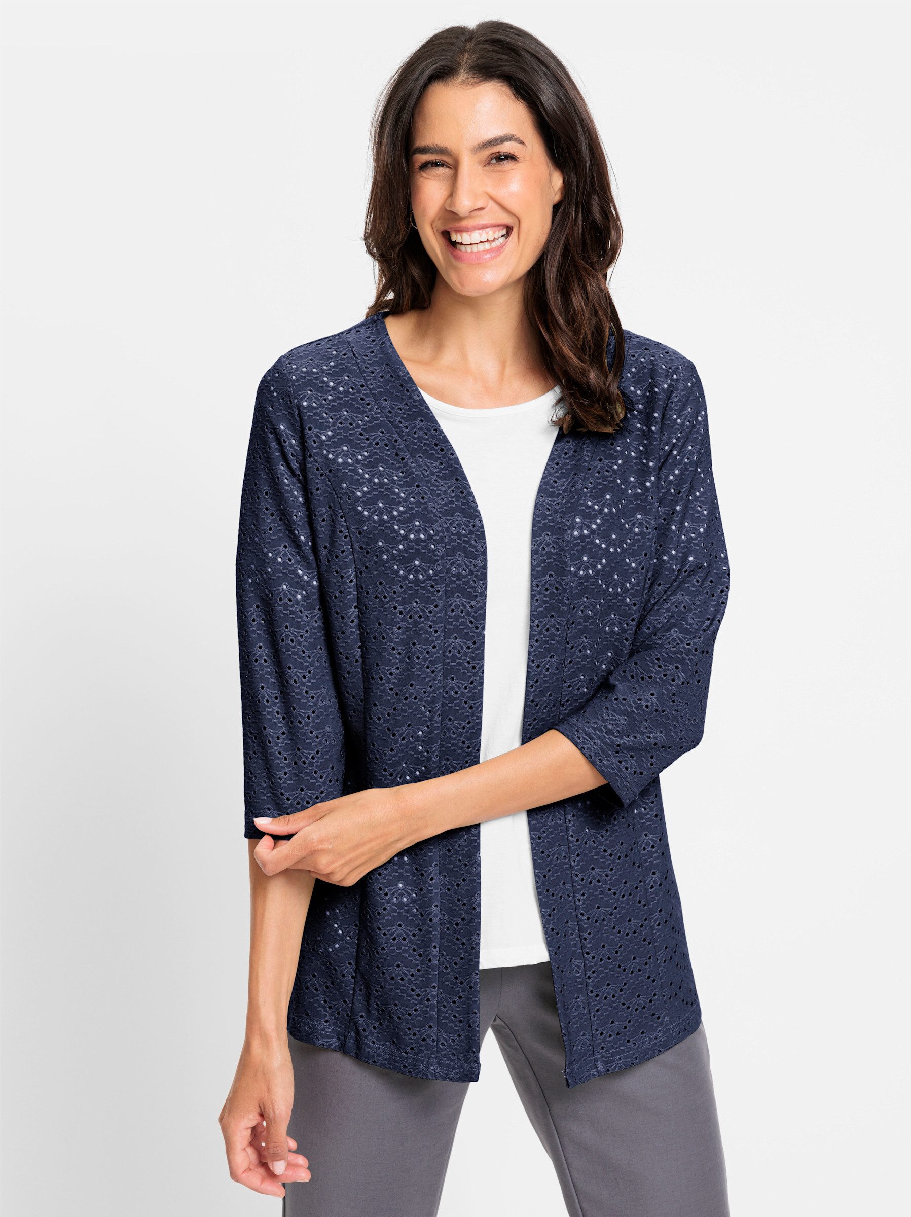 Shirtjacke Shirtjacke 3/4-Arm