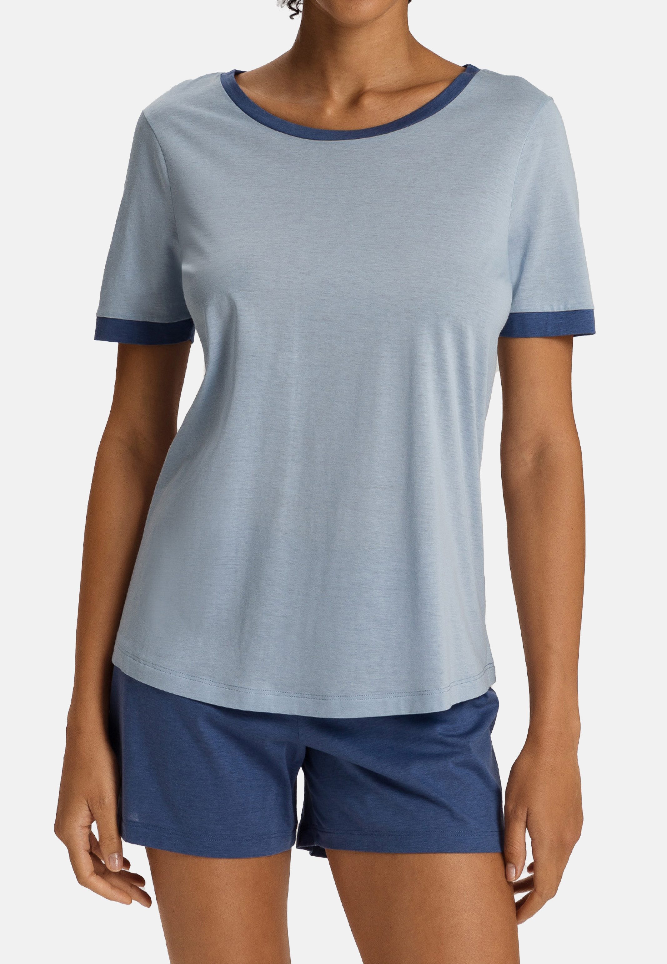 Hanro Pyjama Laura (Set, 2 tlg) Schlafanzug - Baumwolle - Atmungsaktiv