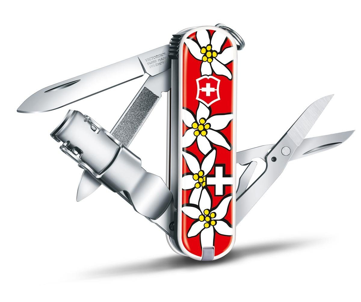 Victorinox Taschenmesser Nail Clip 580, 65 mm, Edelweiss