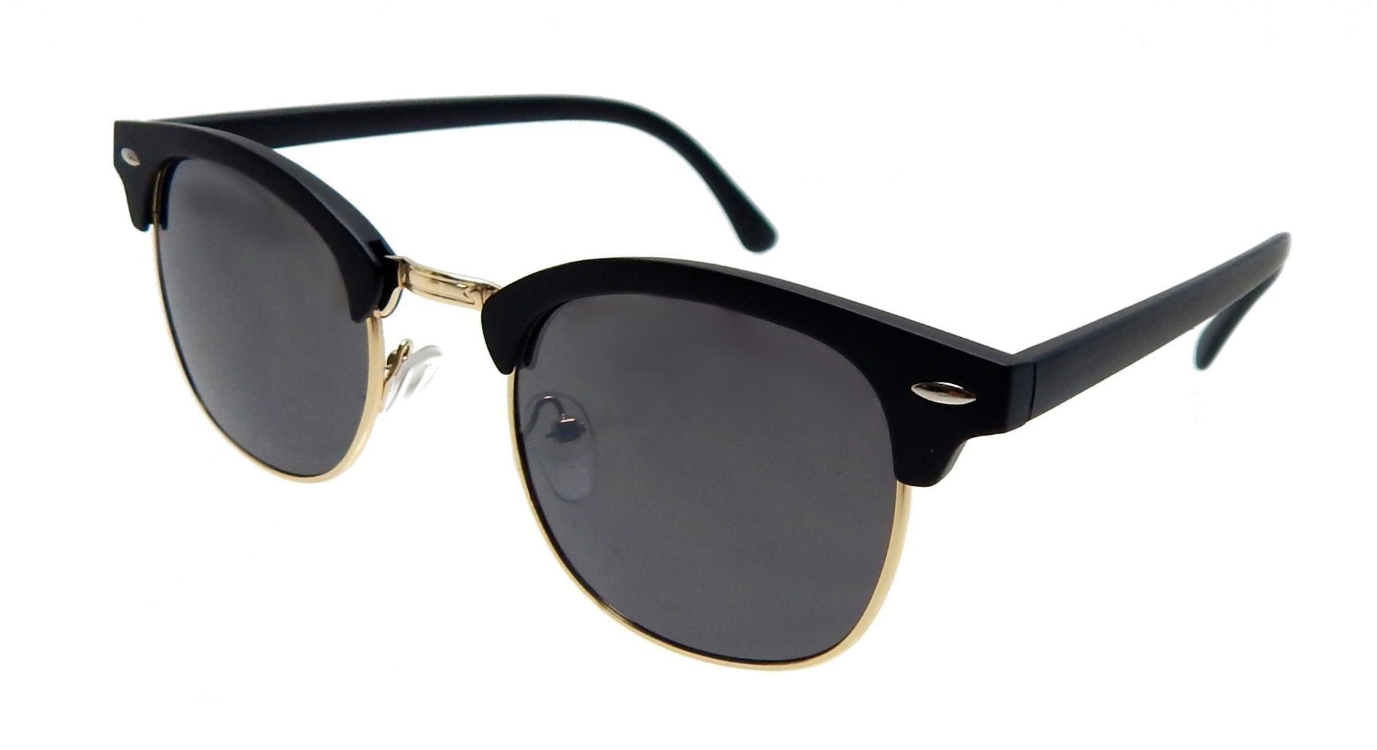 Ella Jonte Retrosonnenbrille Sonnenbrille schwarz oder braun Retro Unisex UV400