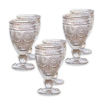 Mirabeau Glas Gläser 6er Set Leatrice klar, Glas