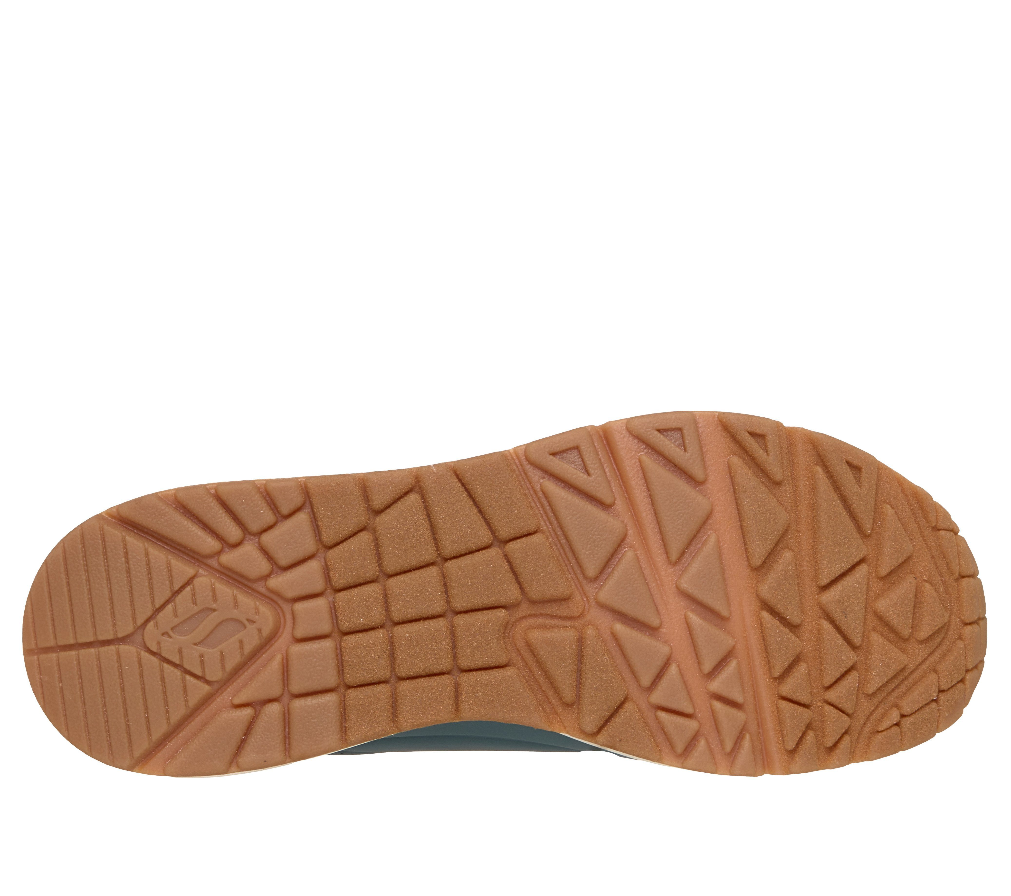 Skechers UNO GOLDEN AIR Sneaker Freizeitschuh, Halbschuh, Schnürschuh mit Metallic-Einsatz