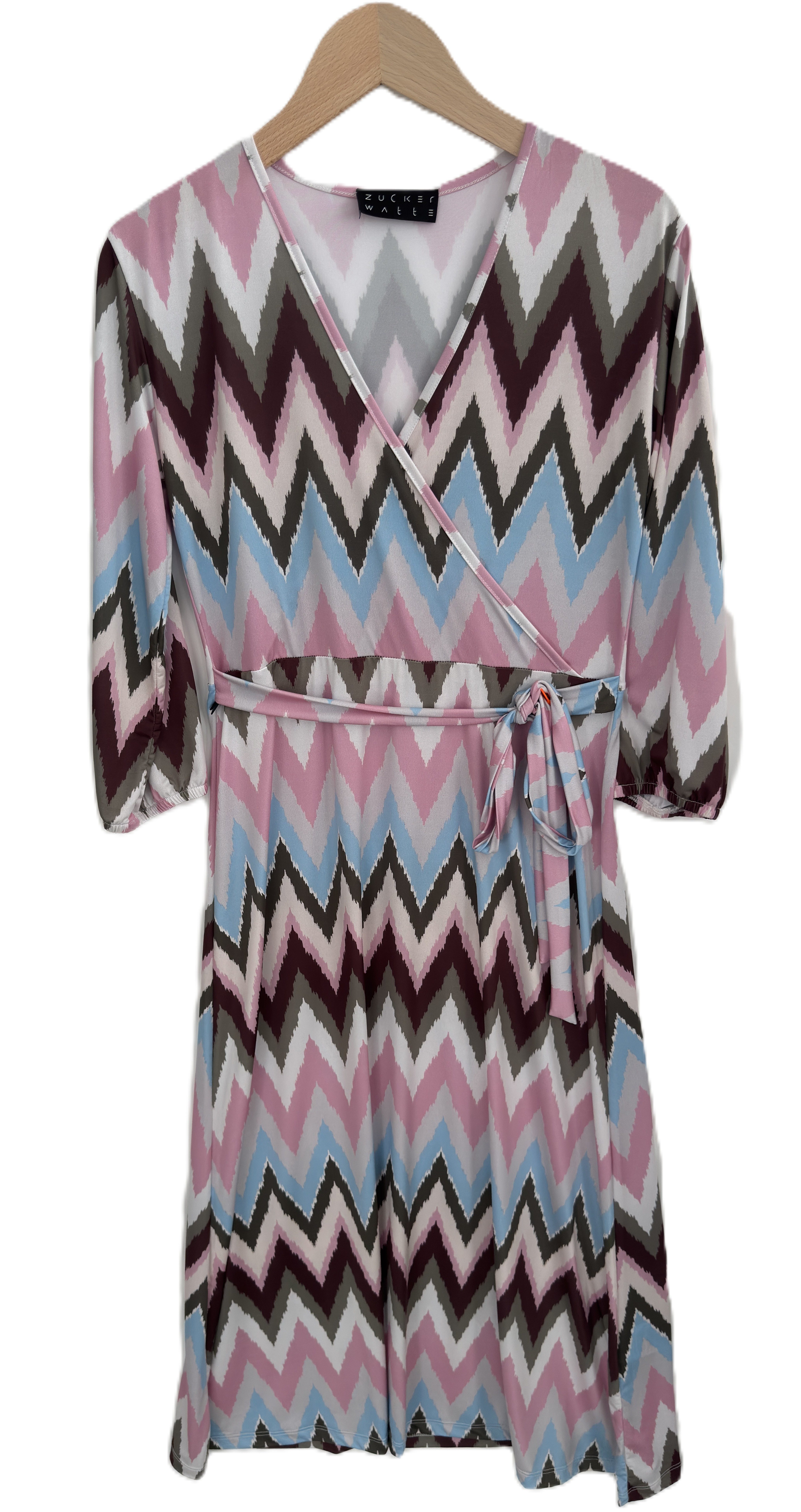 Zuckerwatte Druckkleid all over Printkleid aus günstig online kaufen