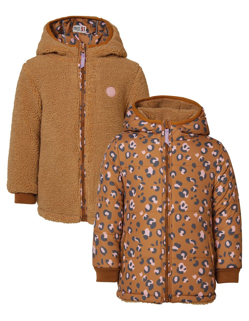 Annamaria Wendejacke (1-St) Winter Noppies Noppies jacke Reversible - Chipmunk