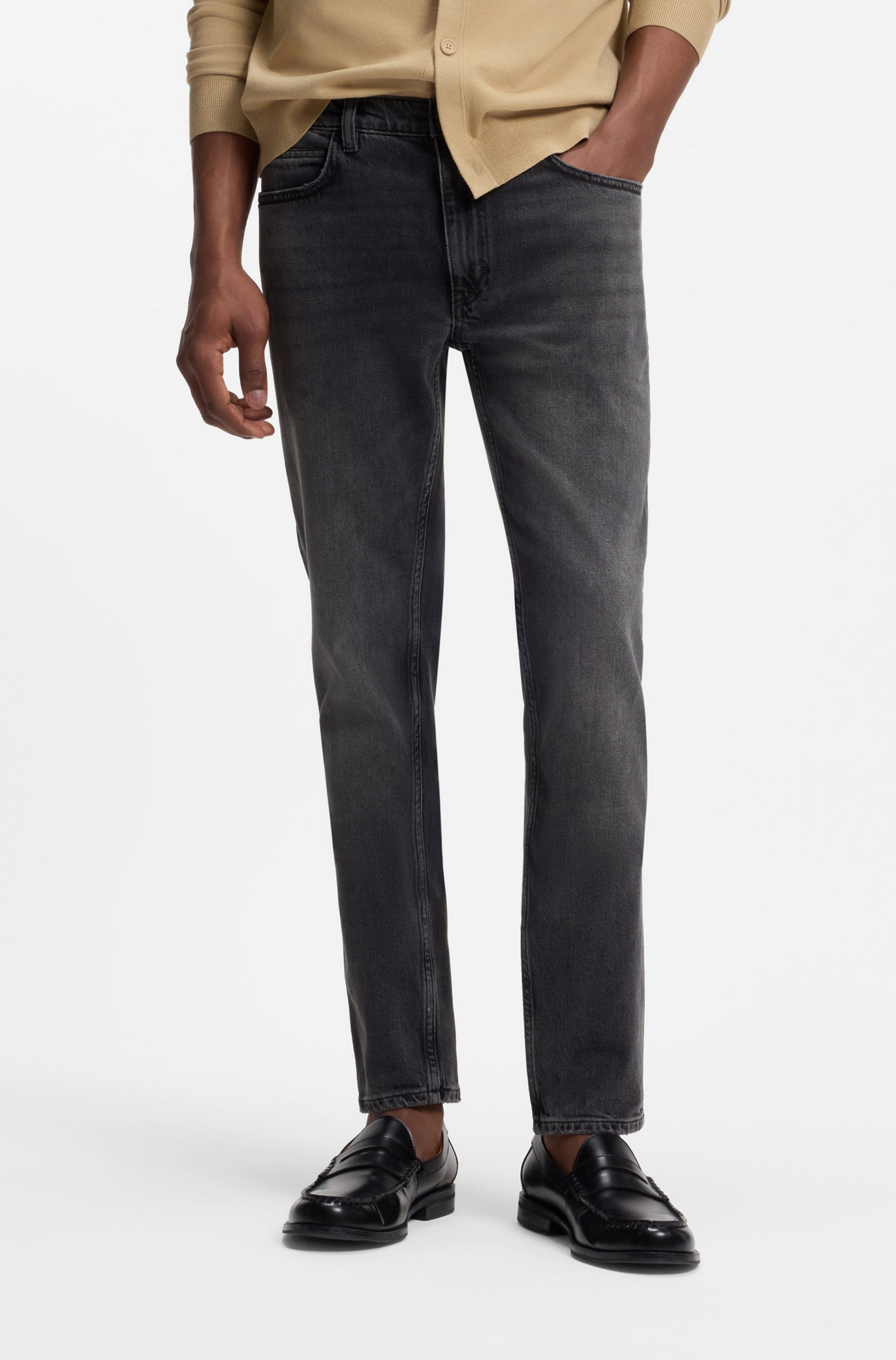 HUGO Slim-fit-Jeans HUGO 734 aus Stretch-Denim, extra schmal