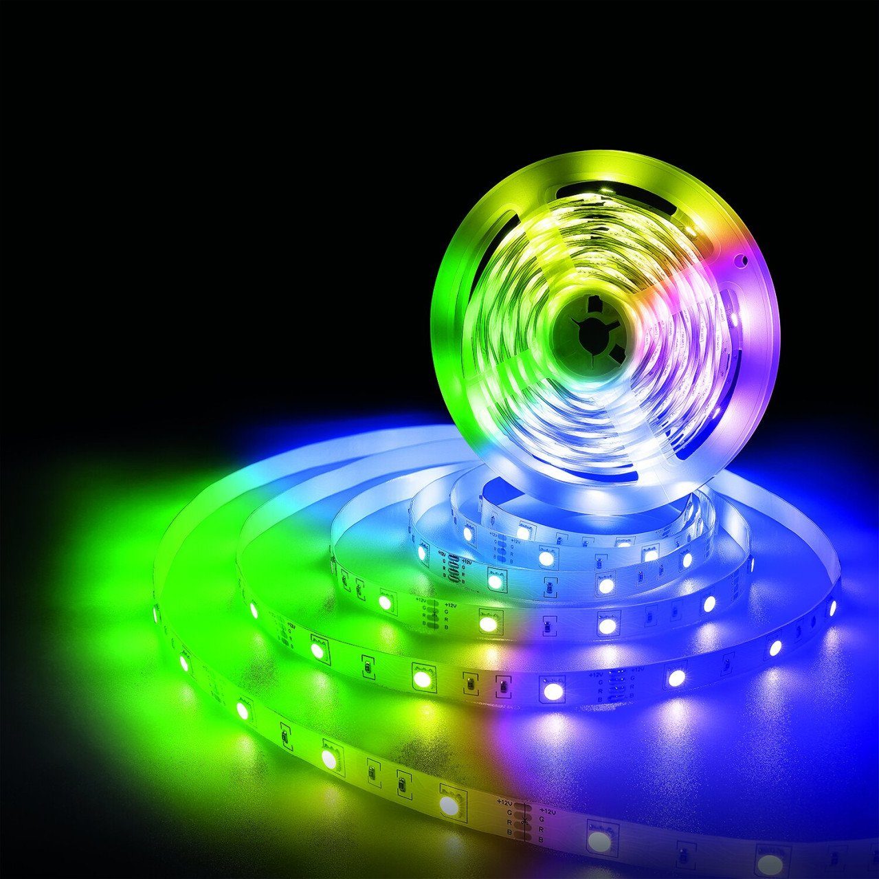 MegaLight LED Stripe 5m Tuya Smart 24W, dimmbar, Smart-Home-Station