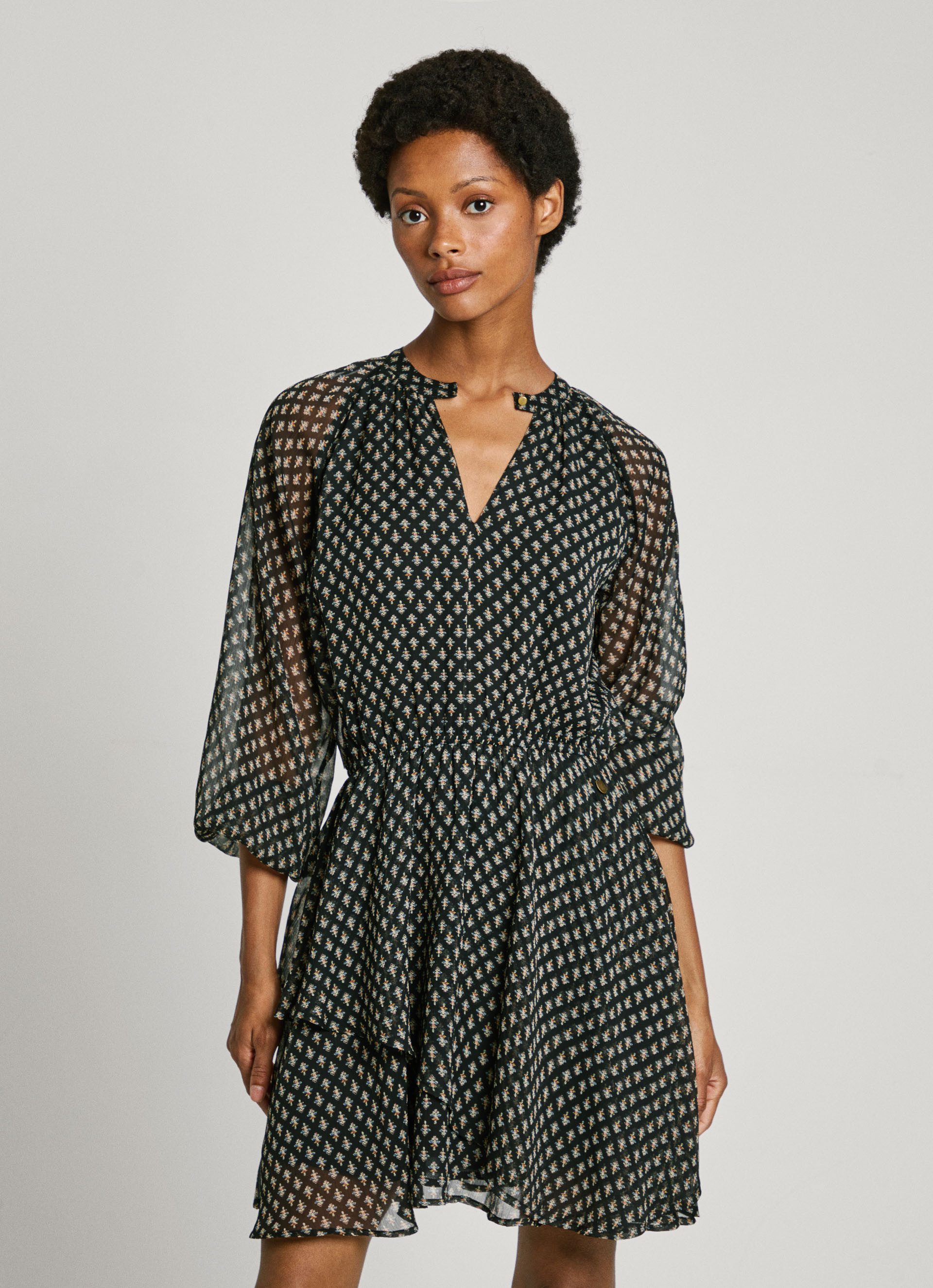 Pepe Jeans Druckkleid SALINA mit langen, günstig online kaufen