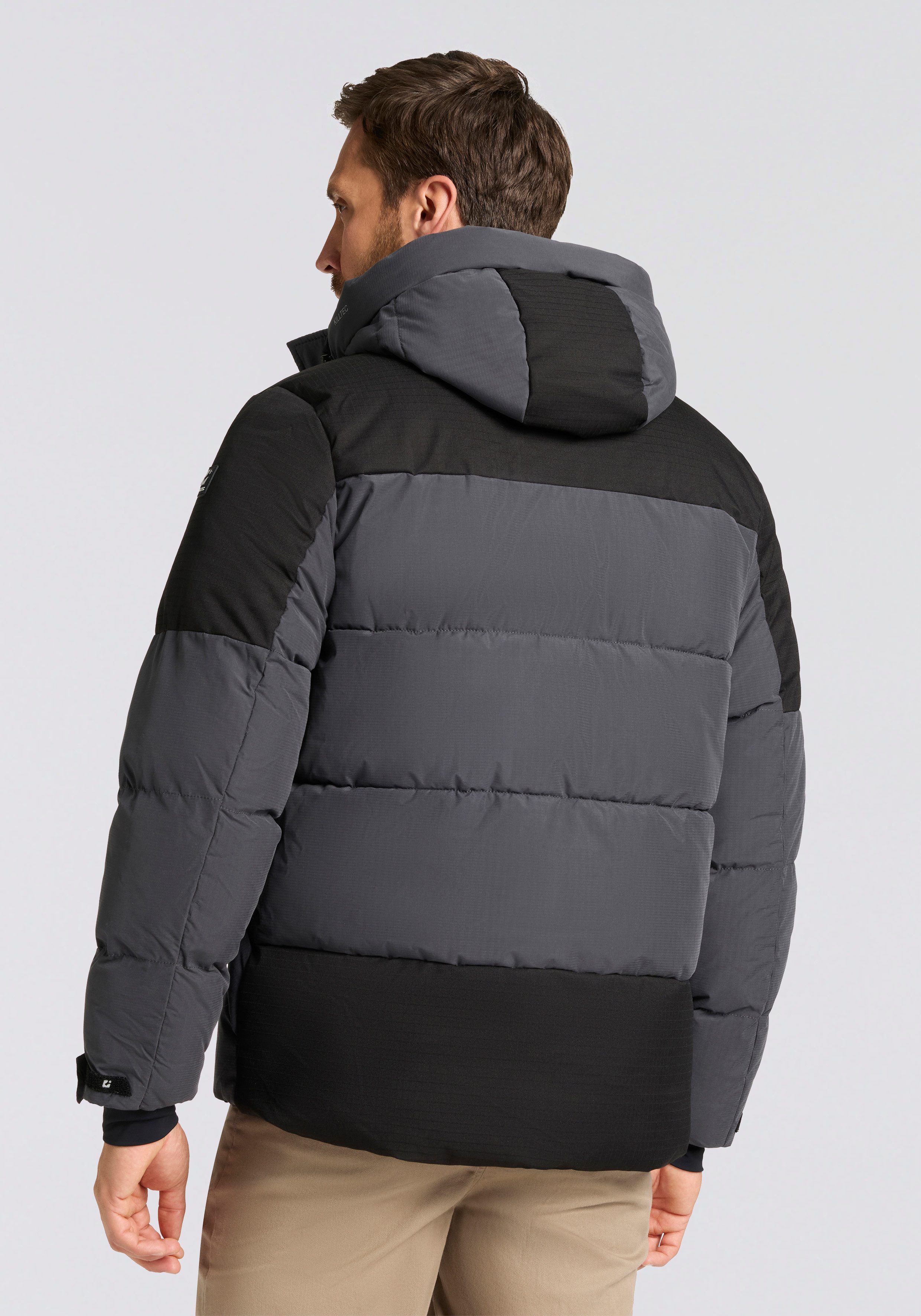 Killtec Steppjacke KOW 88 MN QLTD JCKT mit verstellbarer Kapuze, atmungsaktiv, wasser- und windabweisend