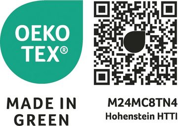 Kissenbezug Helena, Biberna (1 Stück), aus 100% Baumwolle, mit Reißverschluss, Made in Green zertifiziert