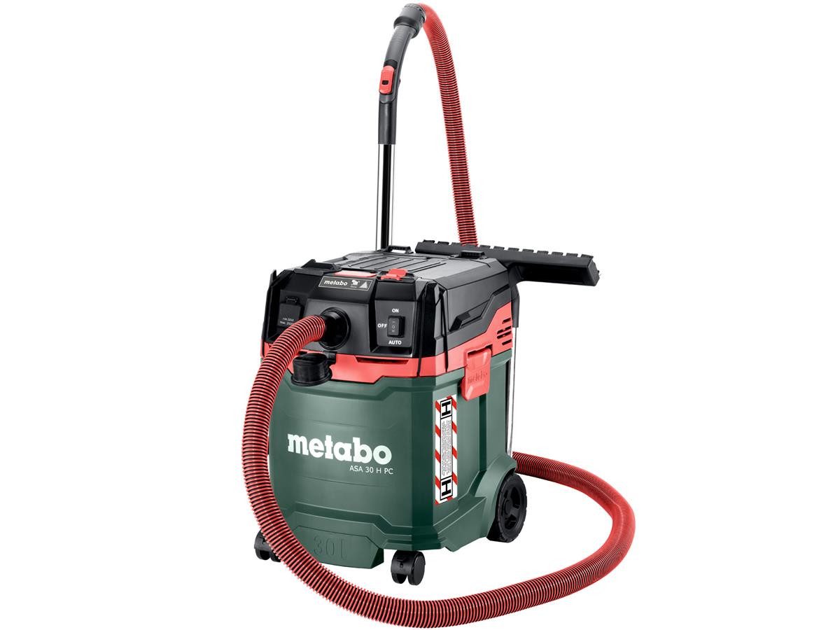 metabo Industriesauger ASA 30 H PC, 1200 W, mit Beutel, Saugstopp beim Nasssaugen, Antistatik-Grundausstattung