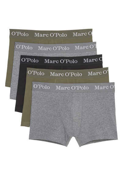 Marc O'Polo Retro Boxer 5er Pack Elements Organic Cotton (Spar-Set, 5-St) Retro Short / Pant - Baumwolle - Ohne Eingriff -