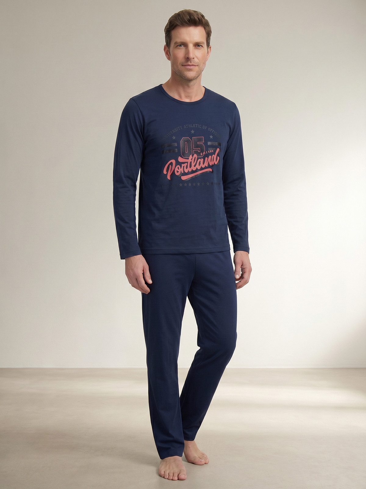 Henry Terre Pyjama Pyjama Set Langarm - Oregon Portland