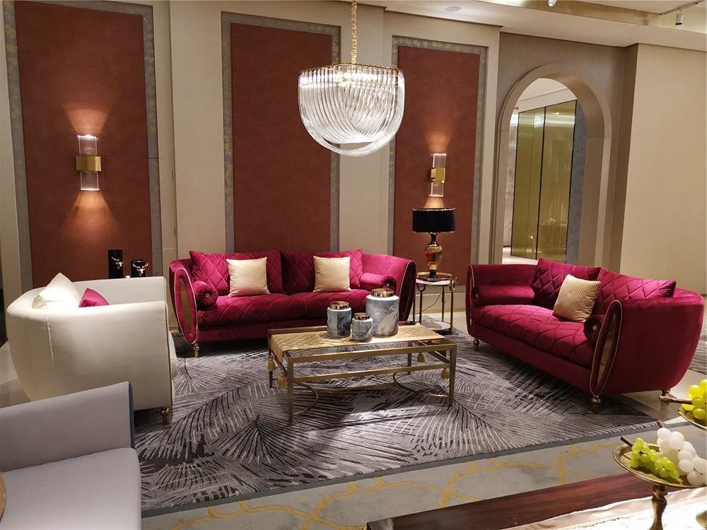 Xlmoebel Polstergarnitur Moderne Sofagarnitur mit hochwertiger Polsterung in zeitgemäßem Design, (Sofagarnitur 3+2+1 Sitzer), Hergestellt in Europa