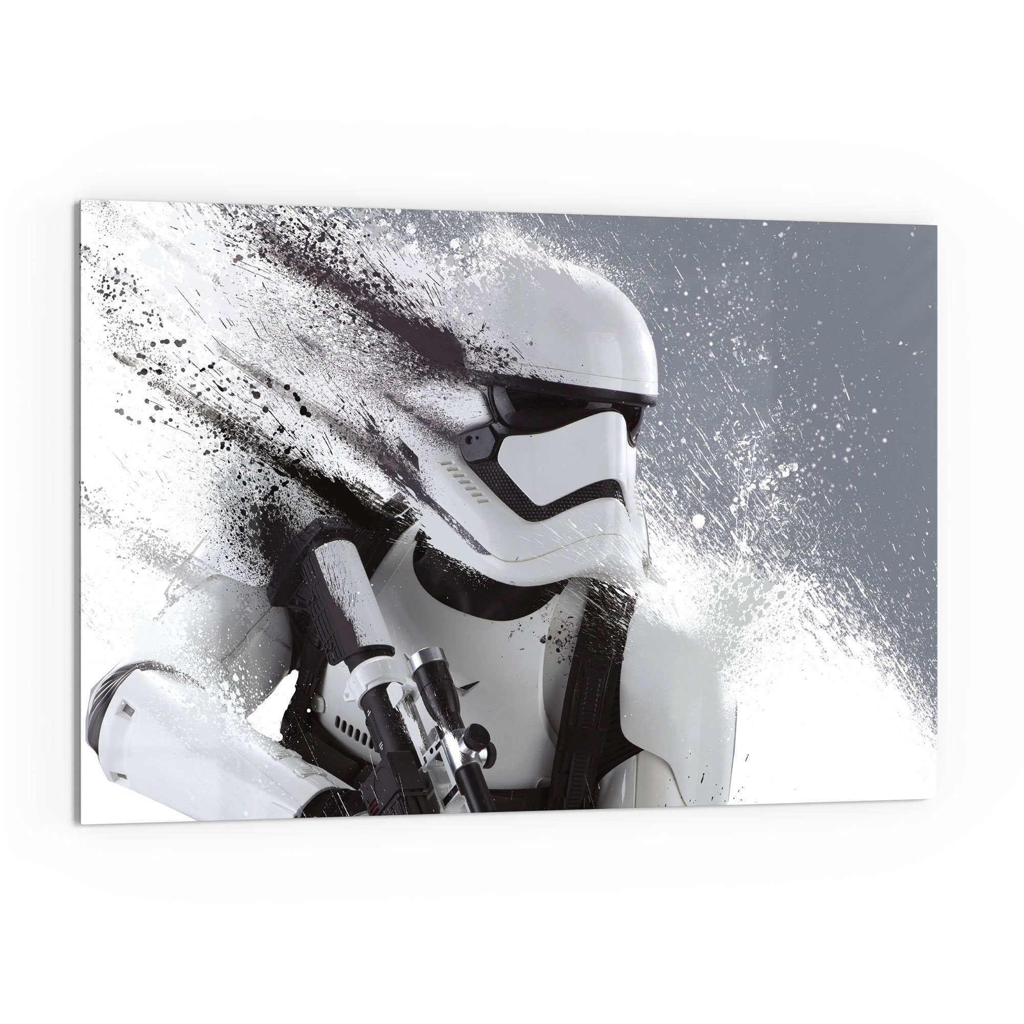 DEQORI Küchenrückwand 'Star Wars Storm Trooper', Glas Spritzschutz Badrückwand Herdblende