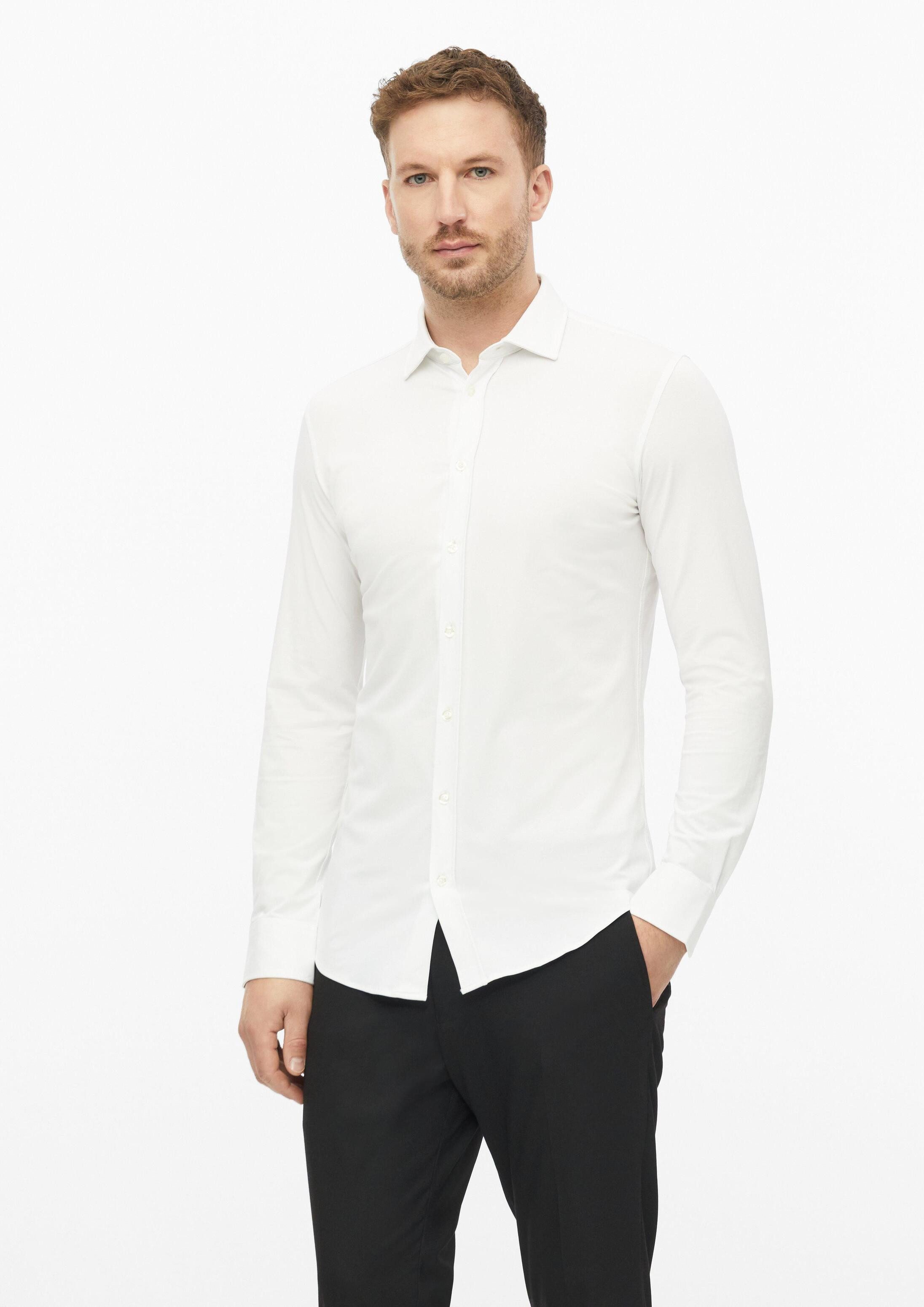 s.Oliver Langarmhemd Hemd Tailored Fit: Hemd mit Kentkragen