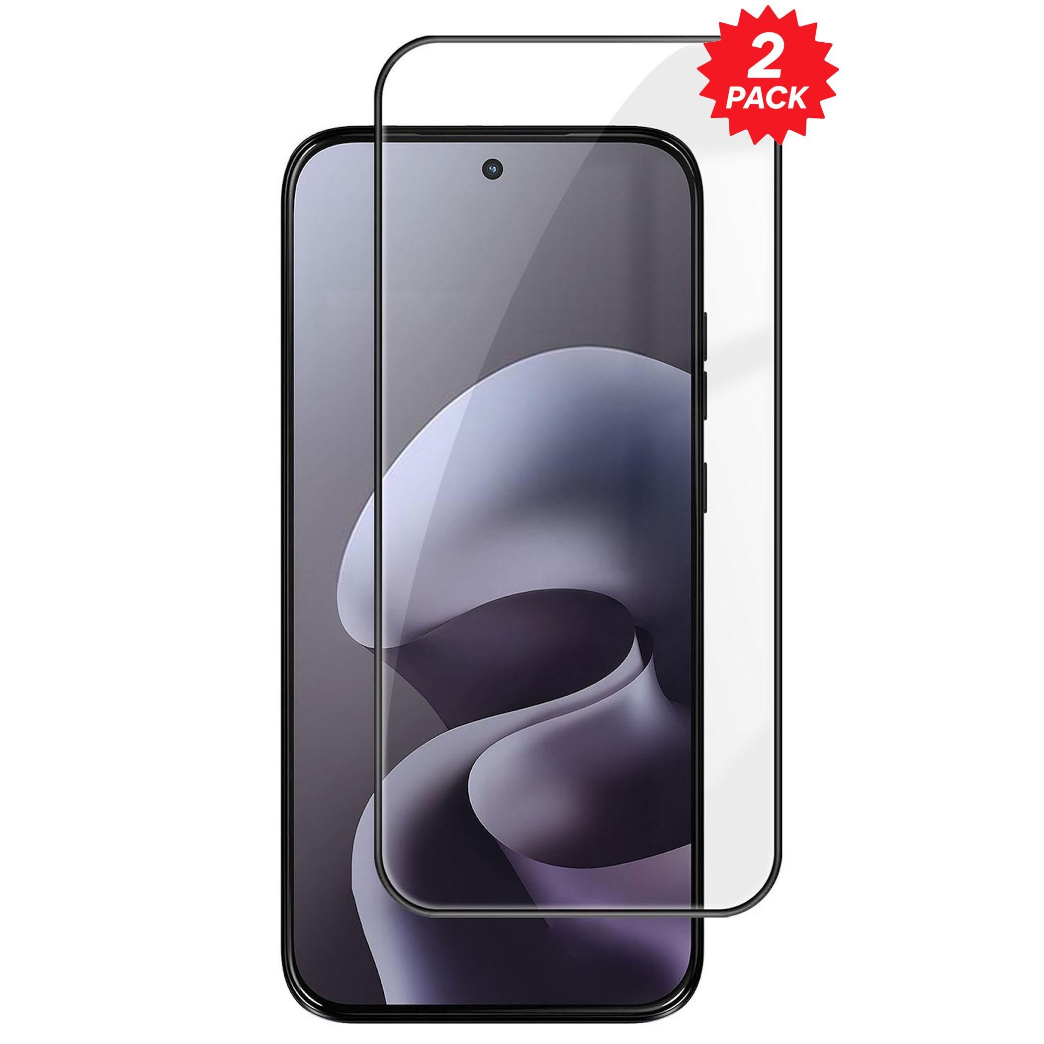 Wigento Displayschutzglas Full Cover 2x für Motorola Moto G67 5G / G77 5G 3D 9H Hartglas für Motorola Moto G67 5G / G77 5G, Spar Set 3D Full Display Schutz Glas