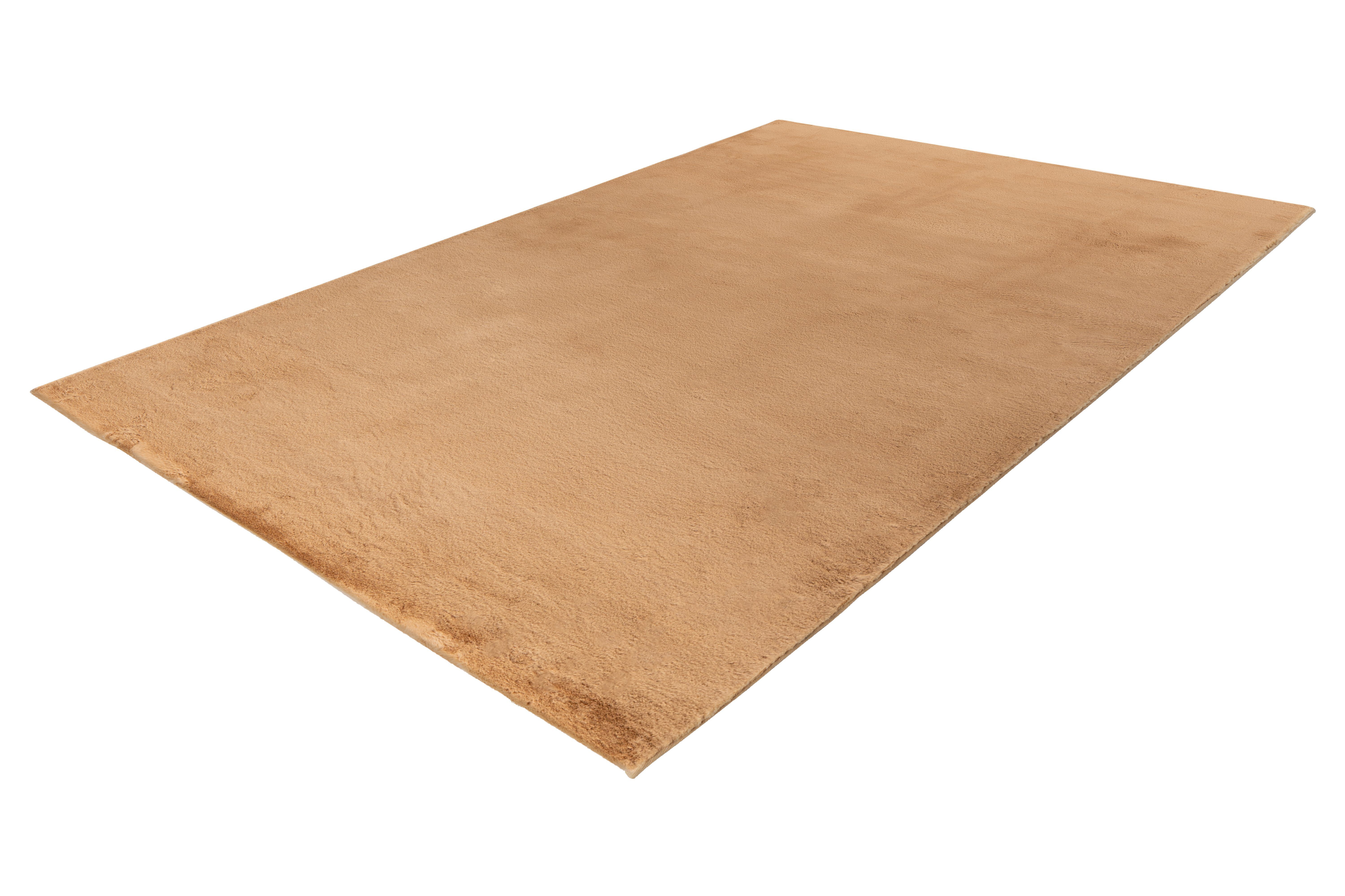 Teppich Rabbit Prime 125, me gusta, rechteckig, Höhe: 18 mm, Kaninchenfell Haptik, flauschig weich, geeignet für Fußbodenheizung