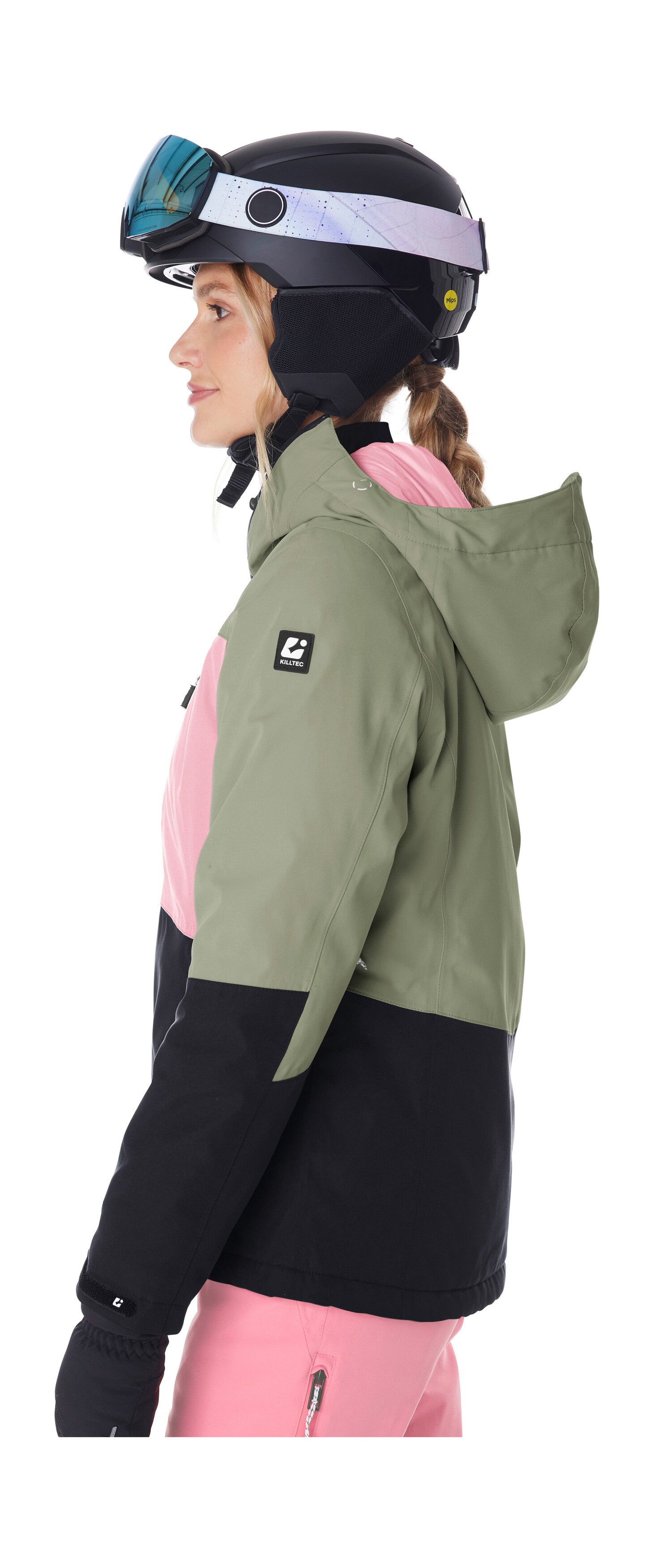 Killtec Skijacke KSW 277 WMN SKI JCKT Wasserdichte Damenjacke mit Schneefang, verstellbar und atmungsaktiv