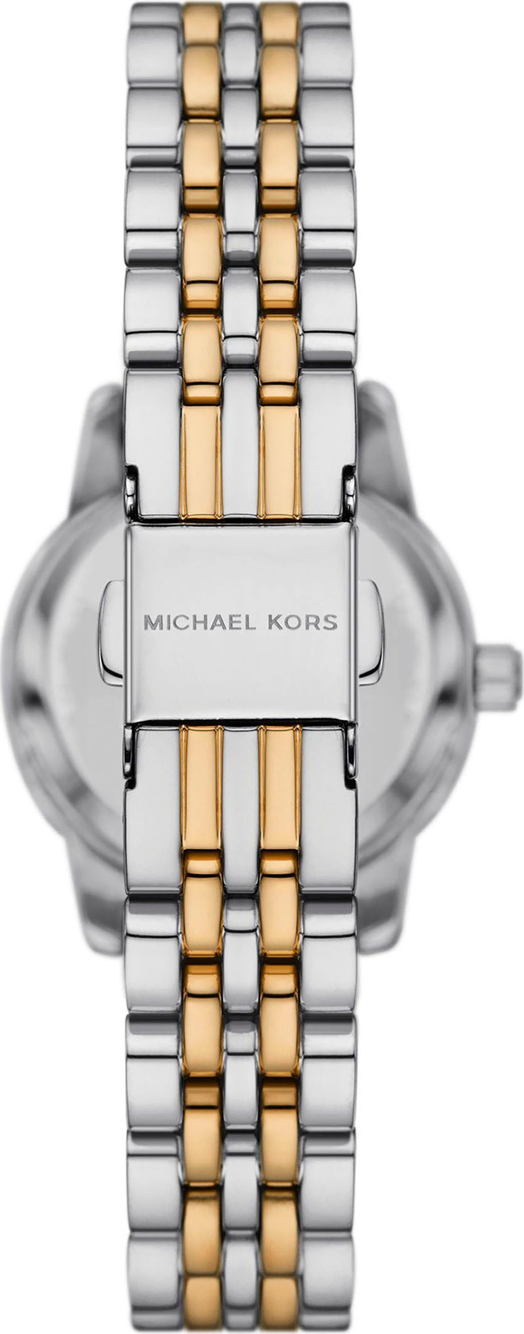 MICHAEL KORS Quarzuhr LEXINGTON MK4865, Armbanduhr, Damenuhr, Edelstahlarmband, analog, Glassteine