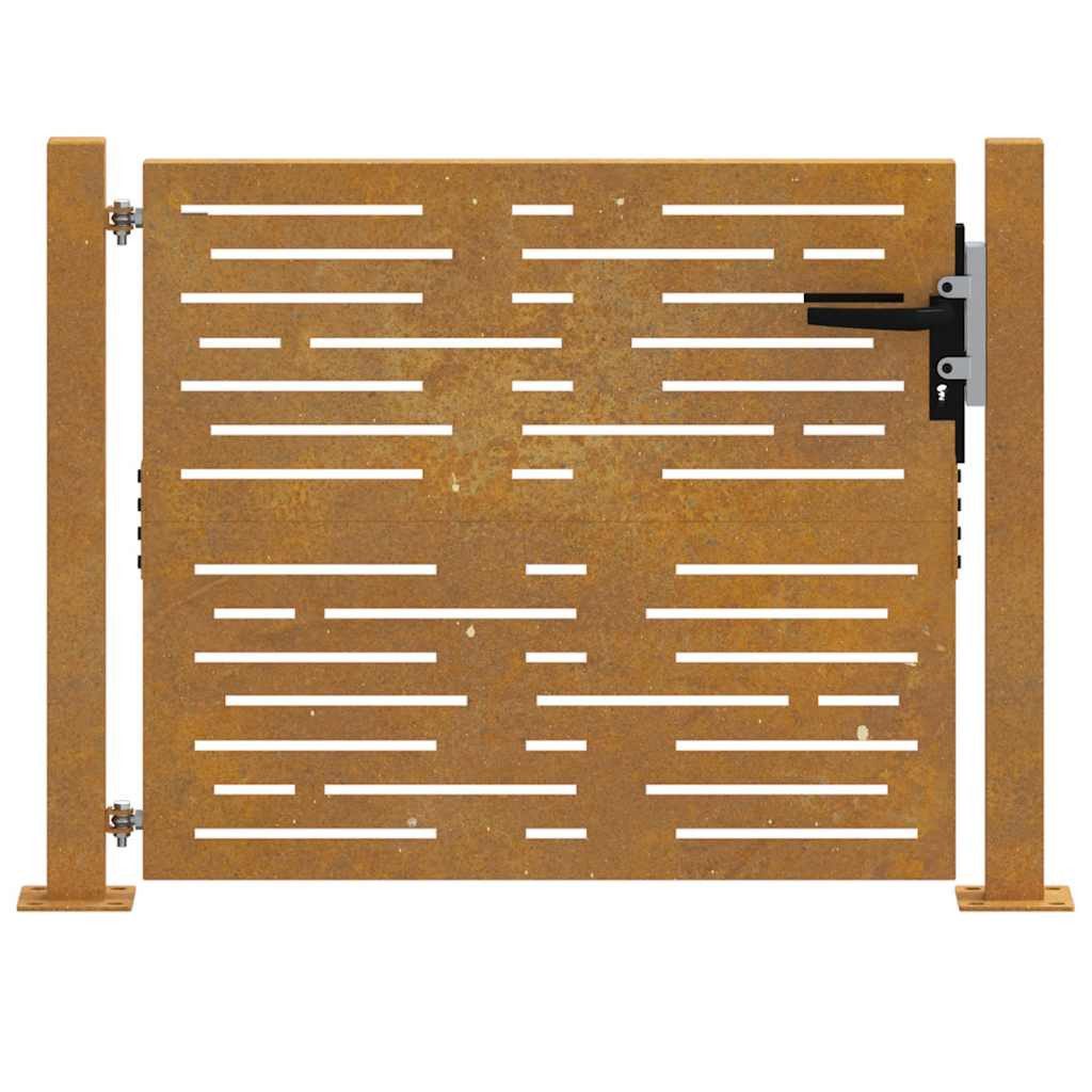 vidaXL Gartentor Gartentor 105x105 cm Cortenstahl günstig online kaufen