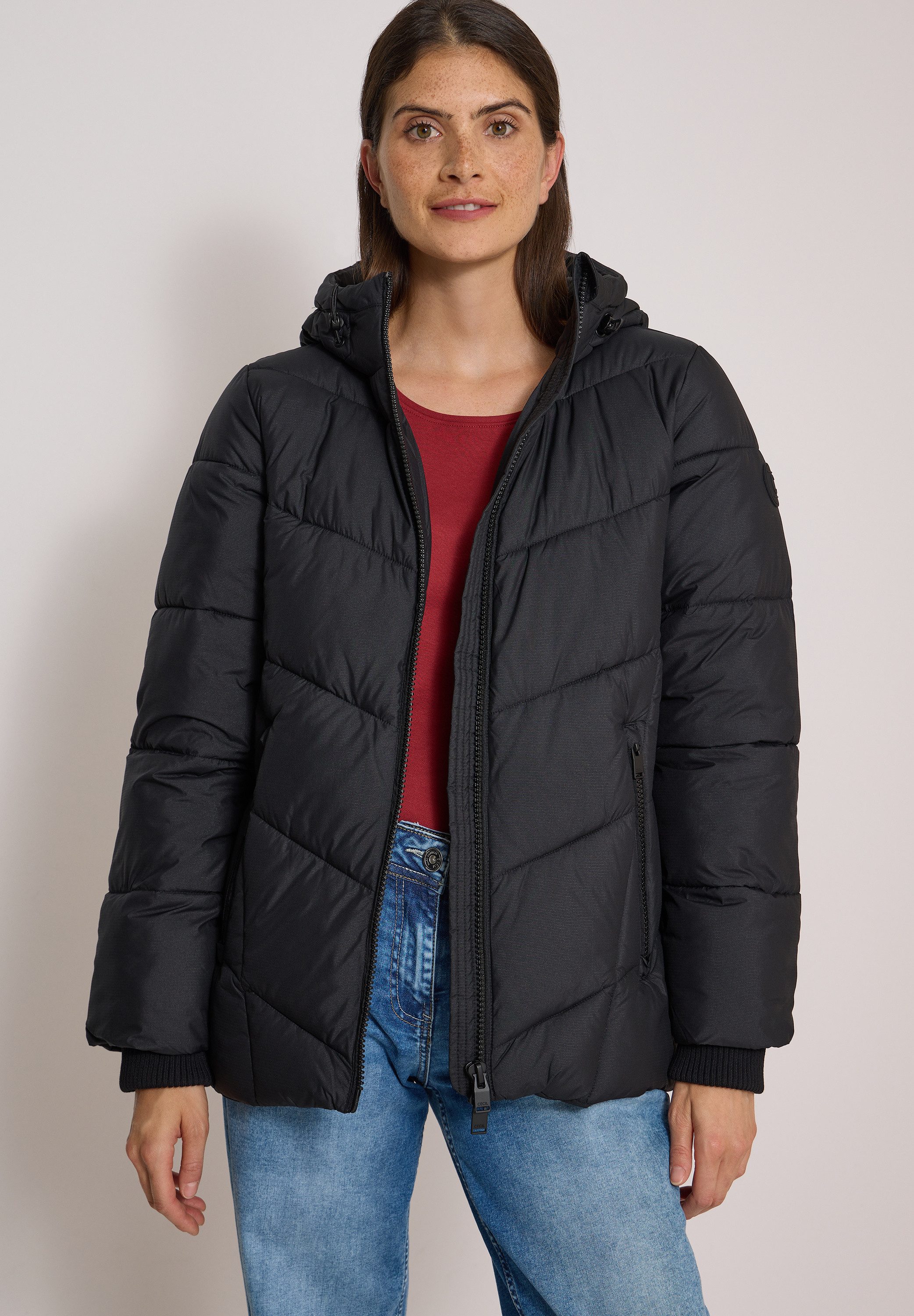 CECIL Softshelljacke mit Kapuze