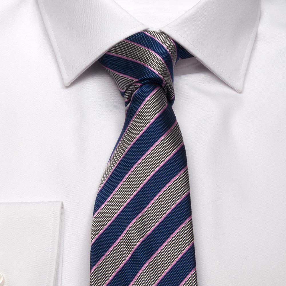 BGENTS Krawatte Gestreifte Seiden-Jacquard Krawatte Breit günstig online kaufen