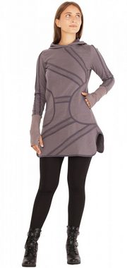 PUREWONDER Sweatkleid Kapuzenkleid Hoodiekleid dr39 Sweat