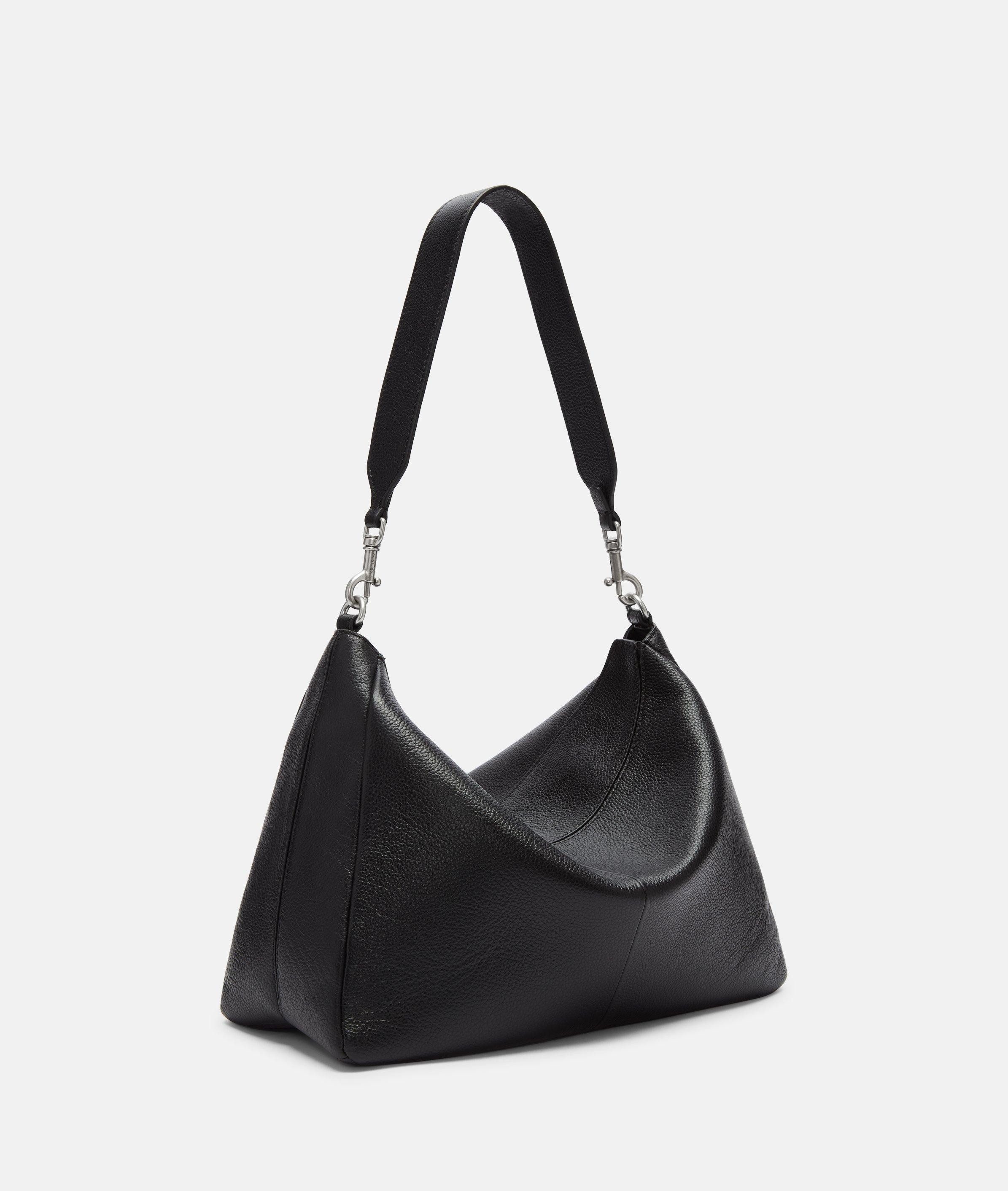 Liebeskind Berlin Schultertasche Abigail Hobo M, Geräumige Tasche aus Rindsleder