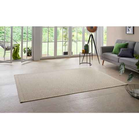 Teppich Evie, andas, rechteckig, Höhe: 4 mm, In- & Outdoor geeignet, strapazierfähig und pflegeleicht, Flachgewebe