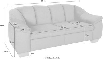 sit&more 2,5-Sitzer Santo, mit Federkern