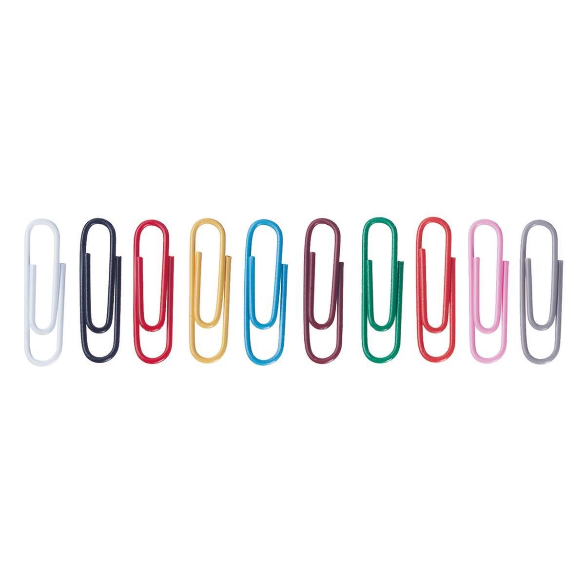 Albert & Co Büroklammer ALCO Briefklammer 256-26 26mm rund sortiert 100 St./Pack.