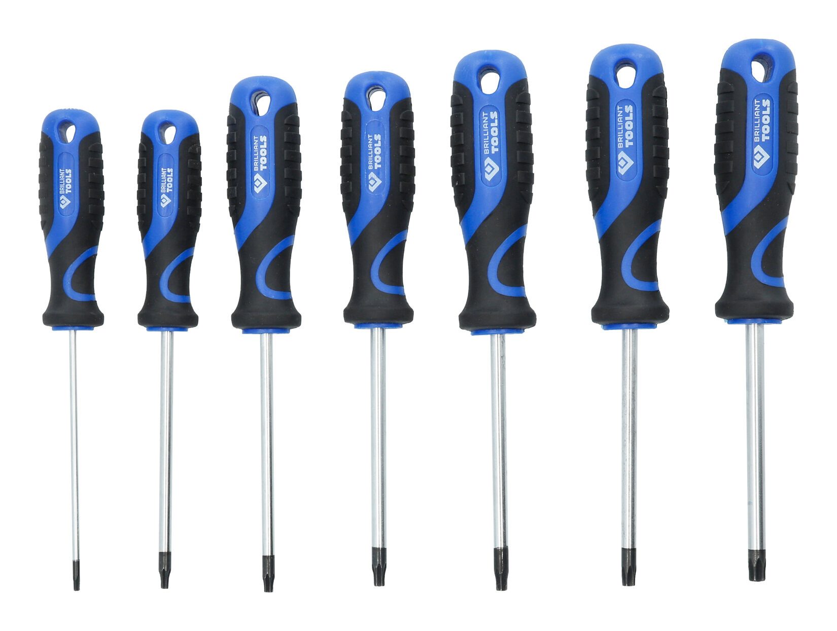 Brilliant Tools Schraubendreher, (7 St), Satz, 7-teilig, Torx-Profil