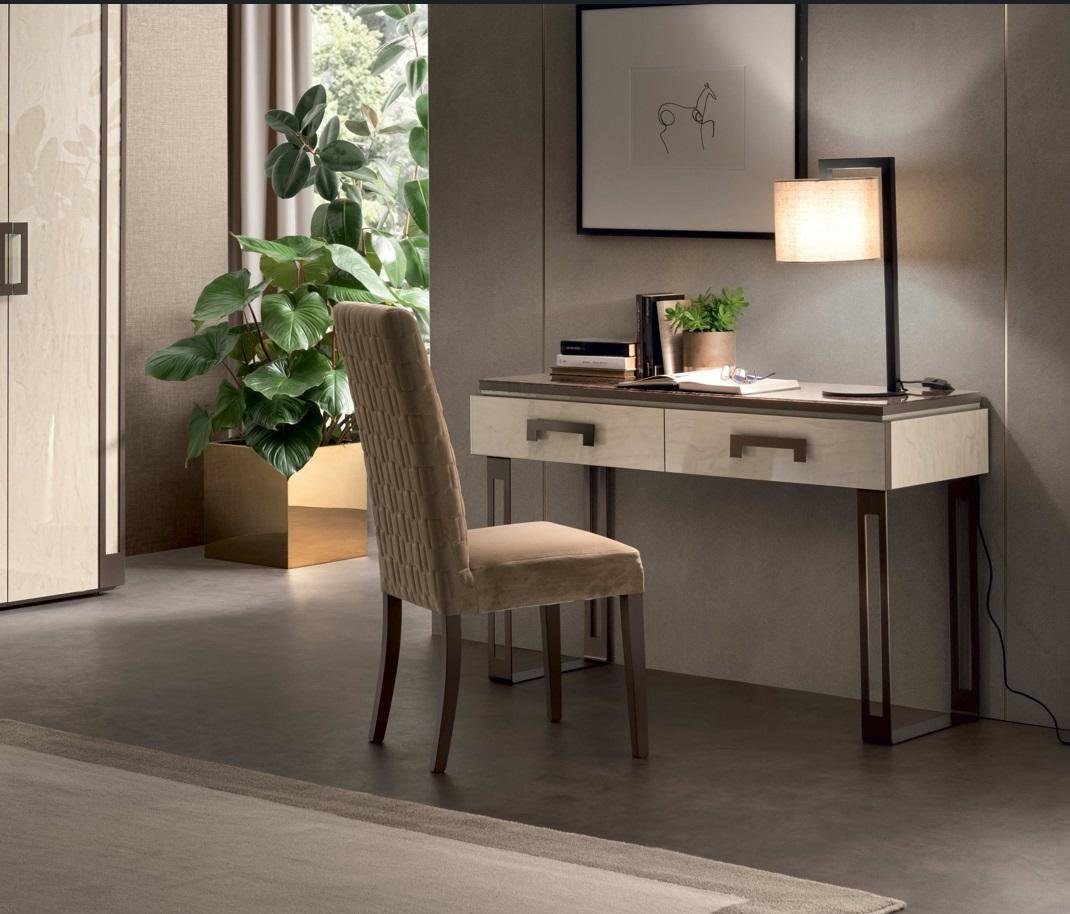 Möbel Sekretär Büro Schreibtisch Lehnstuhl Set JVmoebel 2tlg. italienische Designer