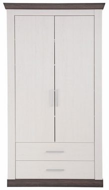 Furn.Design Garderobenschrank Corela (Garderobe und Schuhschrank, 2-türig, 107 x 201 cm) variable Inneneinteilung, mit Soft-Close