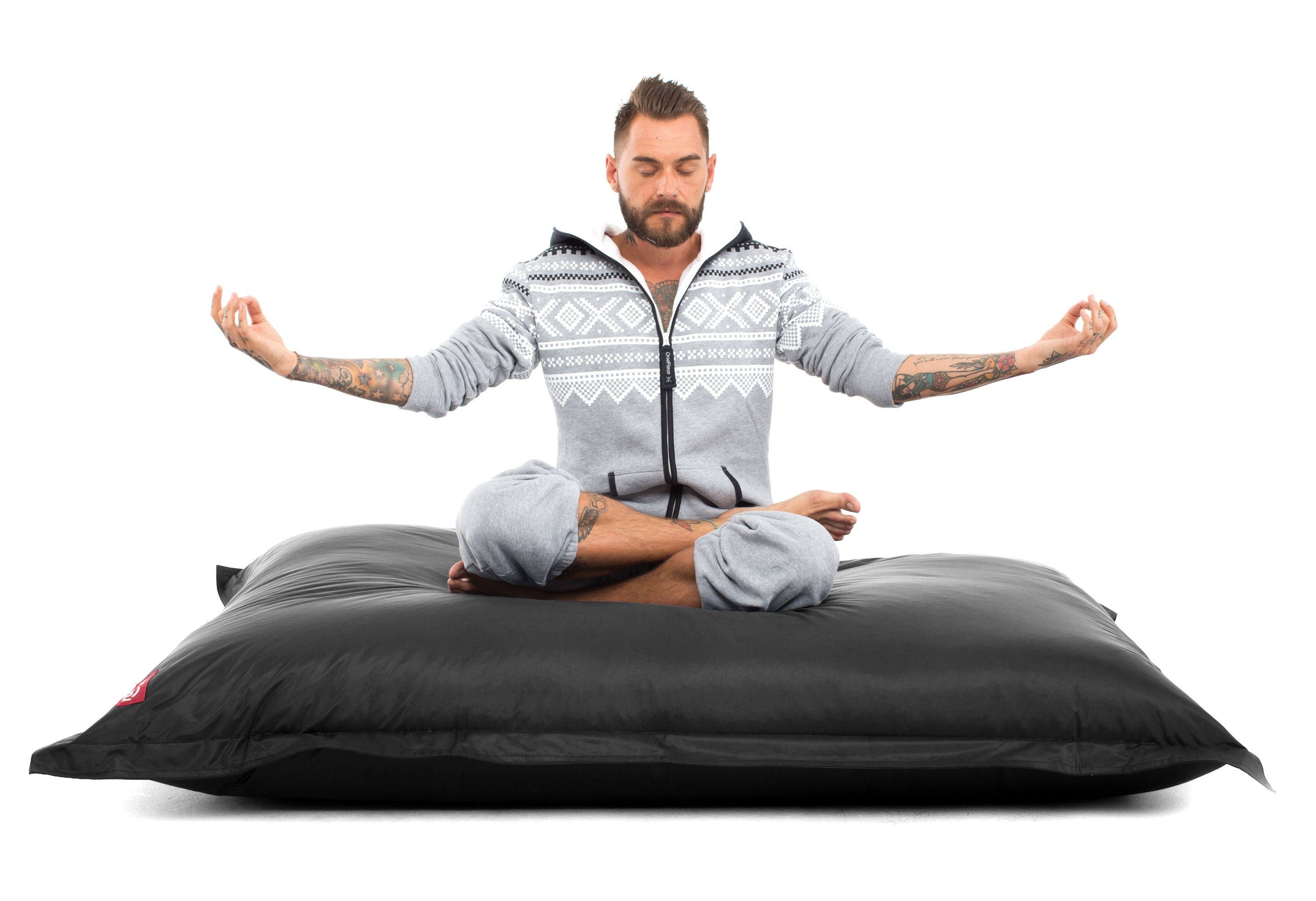 Kingsize Scwarz Sitzsack Roomox Beanbag