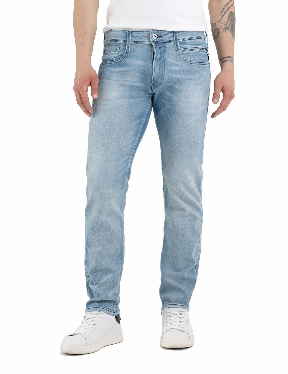 Replay Slim-fit-Jeans Anbass Superstretch elastisch
