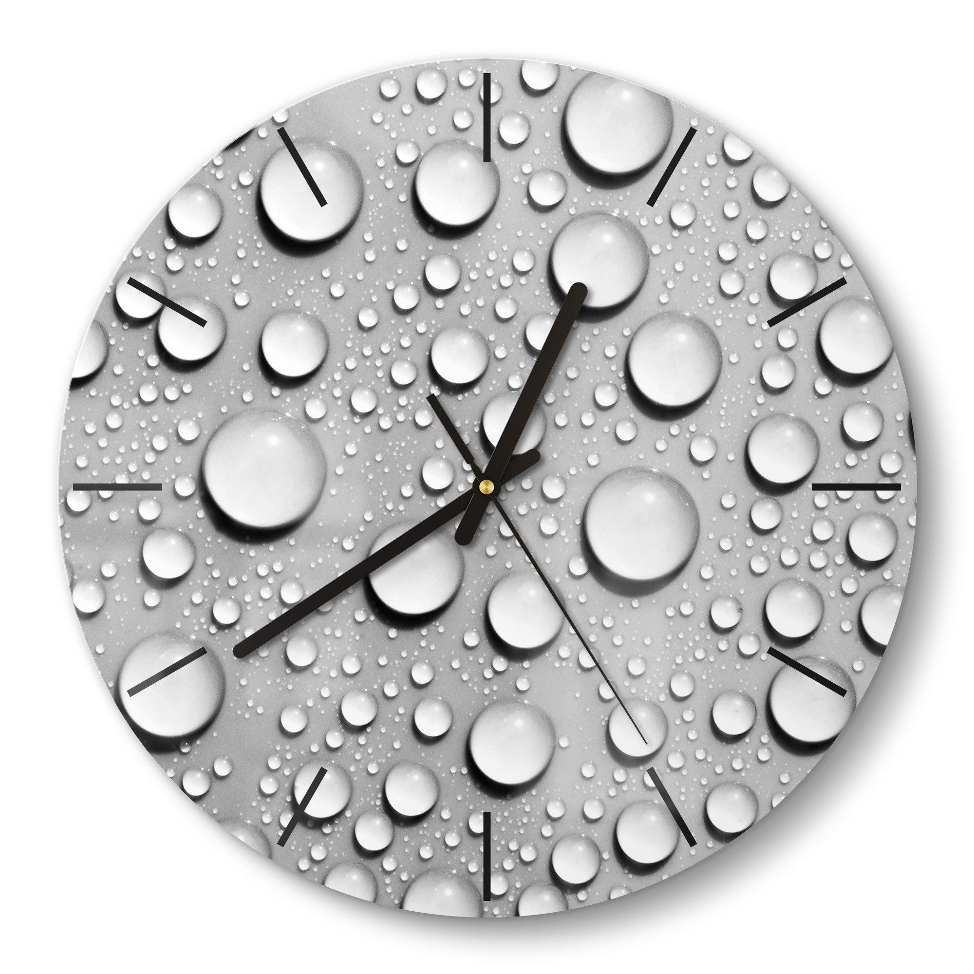 DEQORI Wanduhr 'Tanz der Wasserperlen' (Glas günstig online kaufen